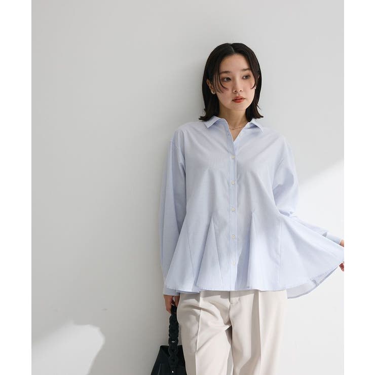 スウィッチングペプラムシャツ | Green Parks  | 詳細画像5 