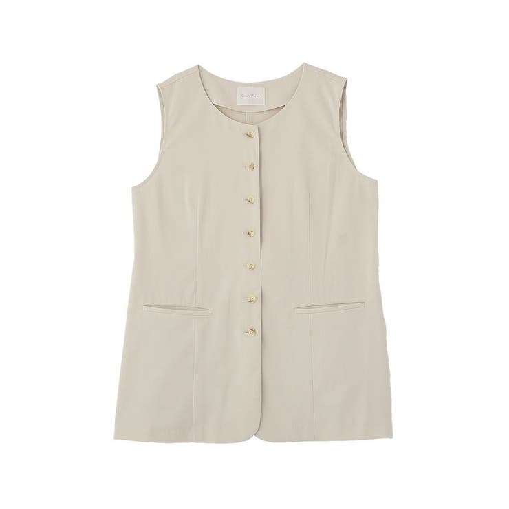 クルーネック多釦ジレ | Green Parks  | 詳細画像21 