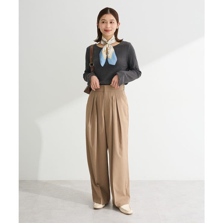 タックワイドパンツ | Green Parks  | 詳細画像2 