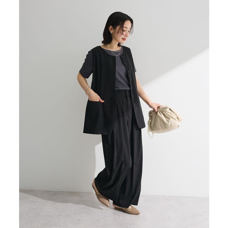 タックワイドパンツ | Green Parks  | 詳細画像6 