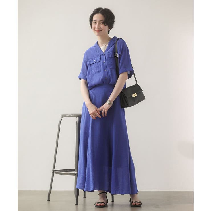 SET2点 シャツスカートセットアップ | Green Parks  | 詳細画像1 