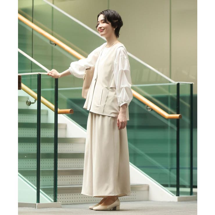 イージーケア袖タックブラウス | Green Parks  | 詳細画像11 