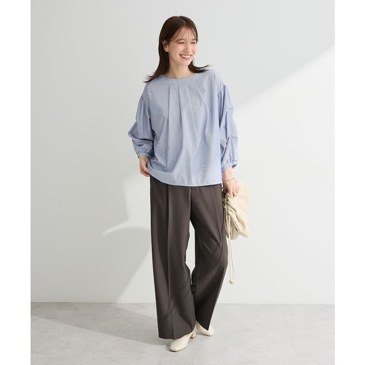 イージーケア袖タックブラウス | Green Parks  | 詳細画像2 