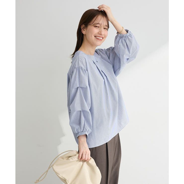 イージーケア袖タックブラウス | Green Parks  | 詳細画像6 