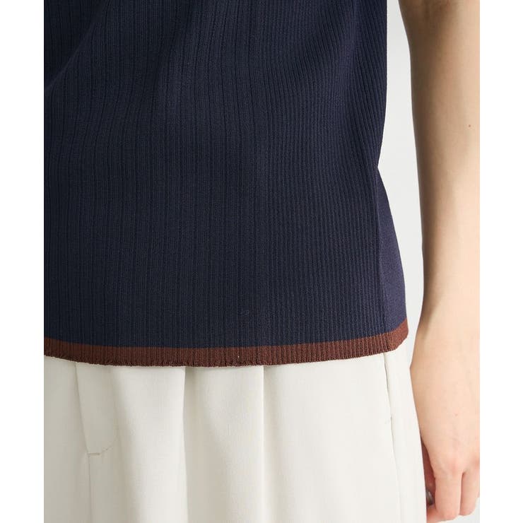 配色ニットポロ | Green Parks  | 詳細画像13 