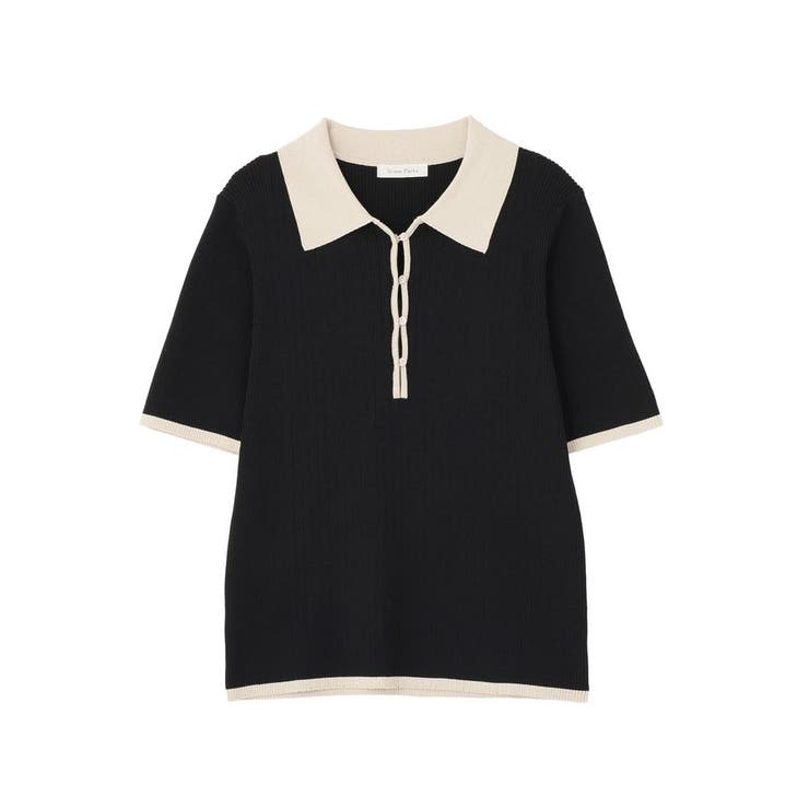 配色ニットポロ | Green Parks  | 詳細画像32 