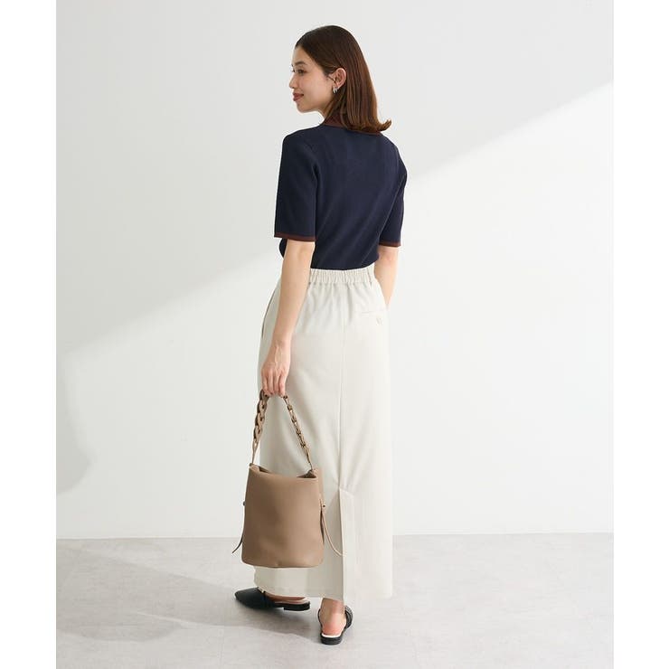 配色ニットポロ | Green Parks  | 詳細画像4 