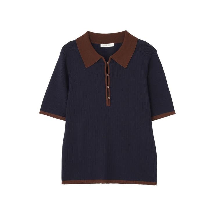 配色ニットポロ | Green Parks  | 詳細画像33 