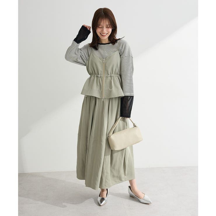 SET2点 キャミビスチェ＋スカート | Green Parks  | 詳細画像1 