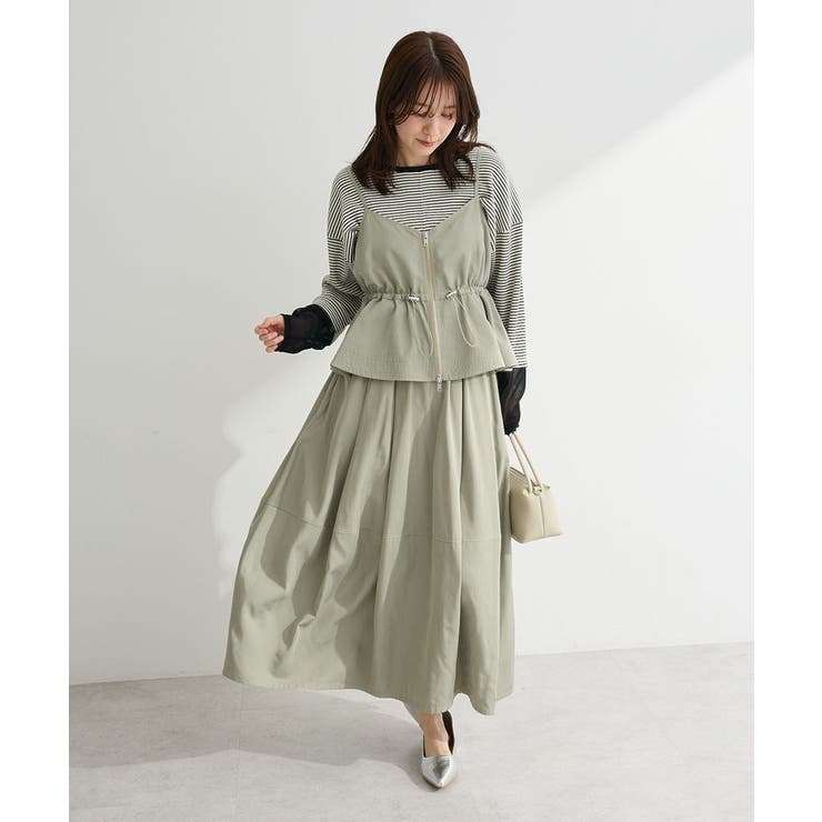 SET2点 キャミビスチェ＋スカート | Green Parks  | 詳細画像2 