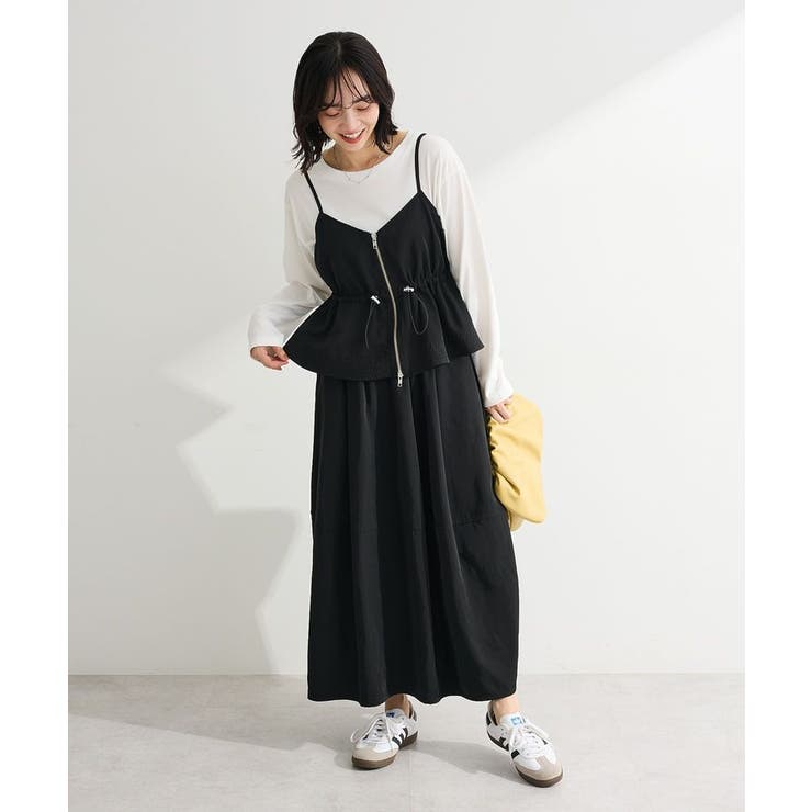 ブラック | SET2点 キャミビスチェ＋スカート | Green Parks 