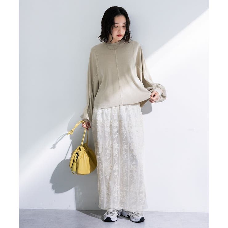 ヴィンテージ加工ドルマンカットプルオーバー | Green Parks  | 詳細画像12 