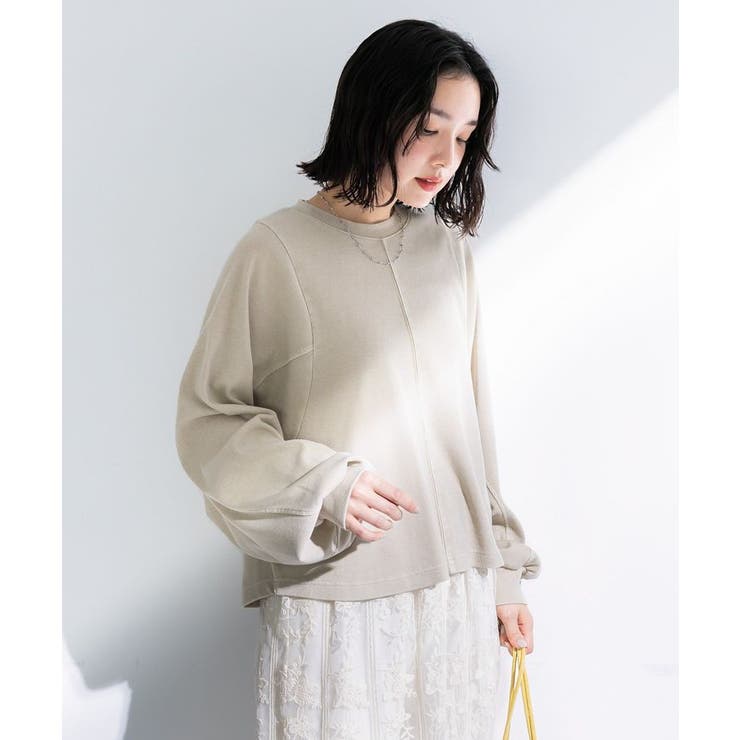 ヴィンテージ加工ドルマンカットプルオーバー | Green Parks  | 詳細画像15 