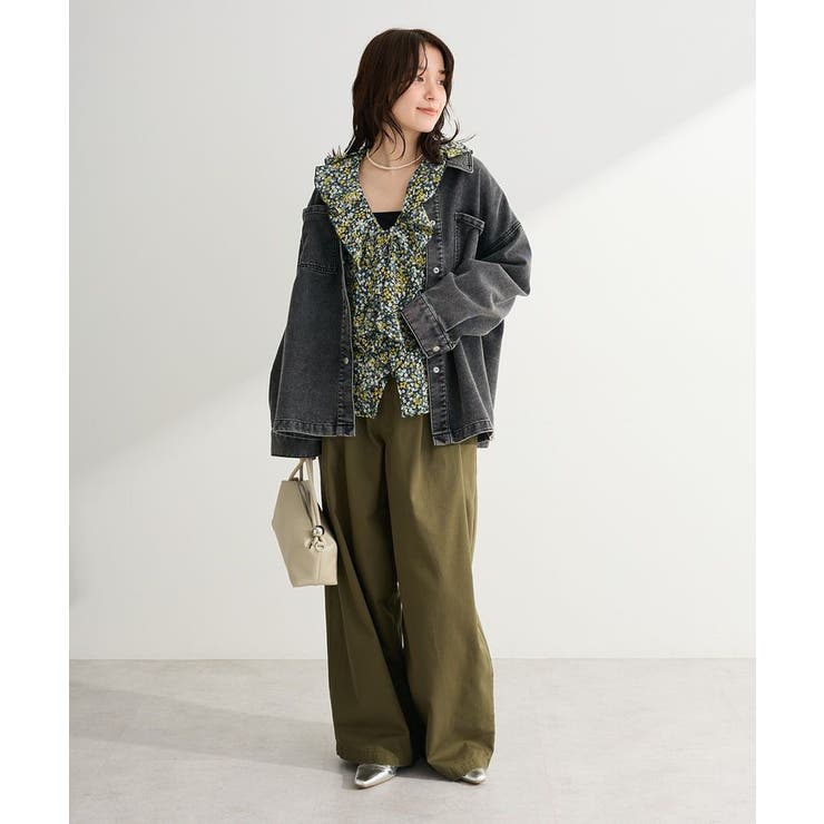 花柄フリルブラウス | Green Parks  | 詳細画像11 