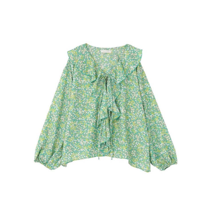 花柄フリルブラウス | Green Parks  | 詳細画像25 