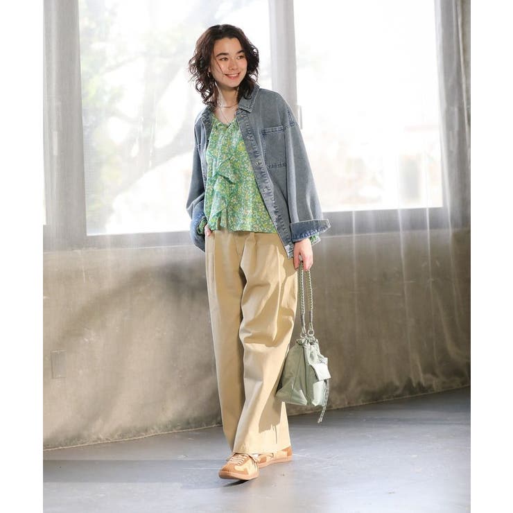 花柄フリルブラウス | Green Parks  | 詳細画像15 