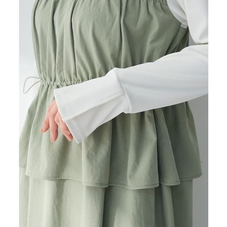 ペプラムドッキングワンピース | Green Parks  | 詳細画像18 