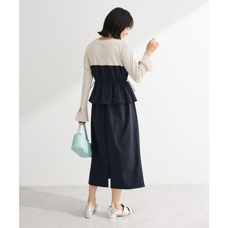 ペプラムドッキングワンピース | Green Parks  | 詳細画像4 