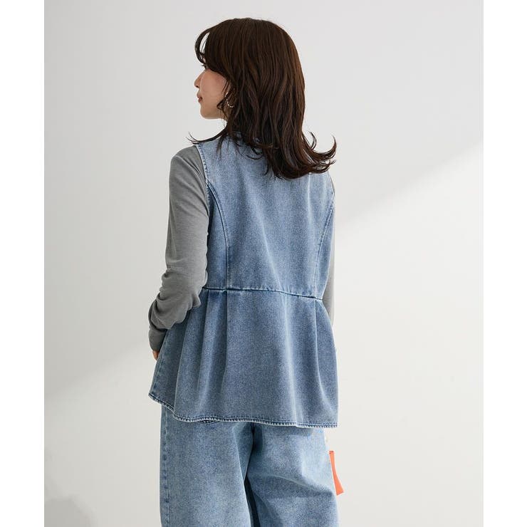 デニムペプラムジレ | Green Parks  | 詳細画像7 