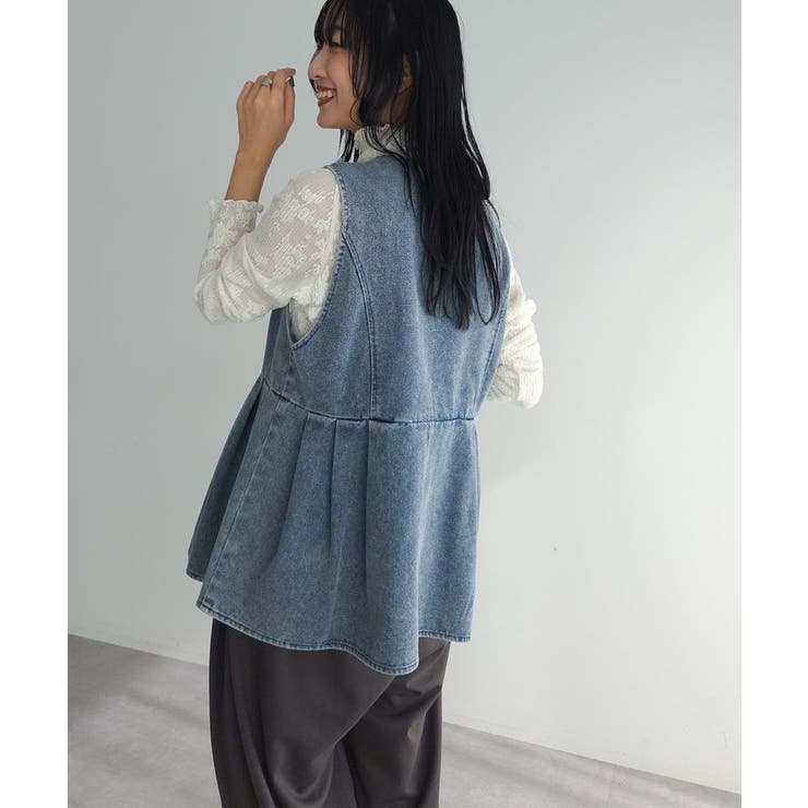 デニムペプラムジレ | Green Parks  | 詳細画像24 