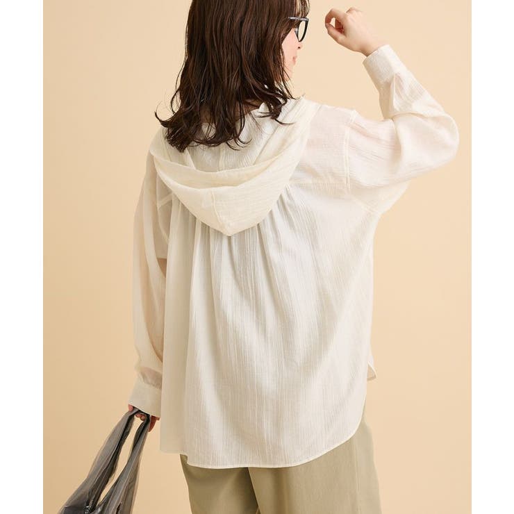 シアーフードシャツ | Green Parks  | 詳細画像5 