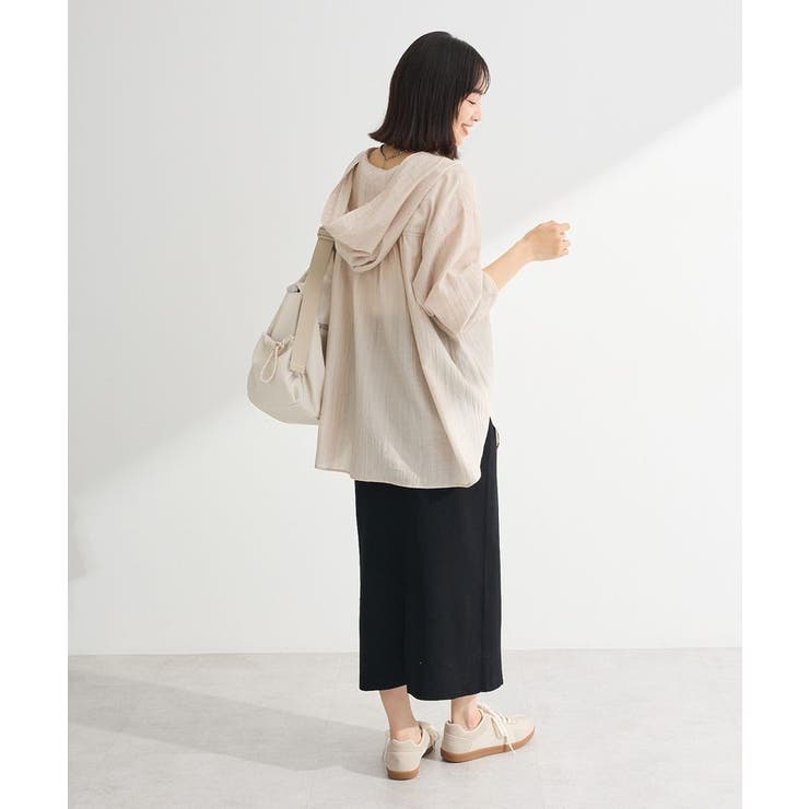 シアーフードシャツ | Green Parks  | 詳細画像10 