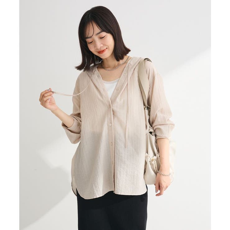 シアーフードシャツ | Green Parks  | 詳細画像11 