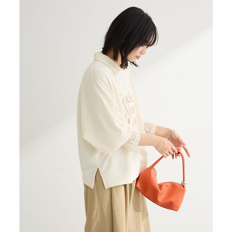 オーバーサイズロゴ裏毛プルオーバー | Green Parks  | 詳細画像16 