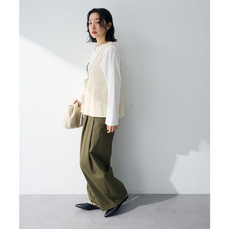 ランジェリー風サテンビスチェ | Green Parks  | 詳細画像3 