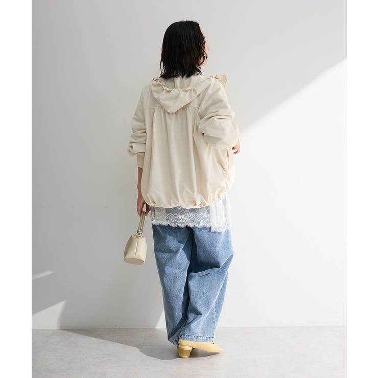 裾イレヘムレースドッキングプルオーバー | Green Parks  | 詳細画像4 