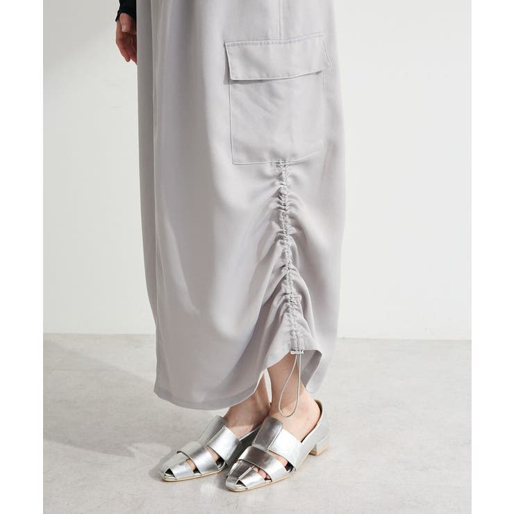 サテンカーゴスカート | Green Parks  | 詳細画像8 