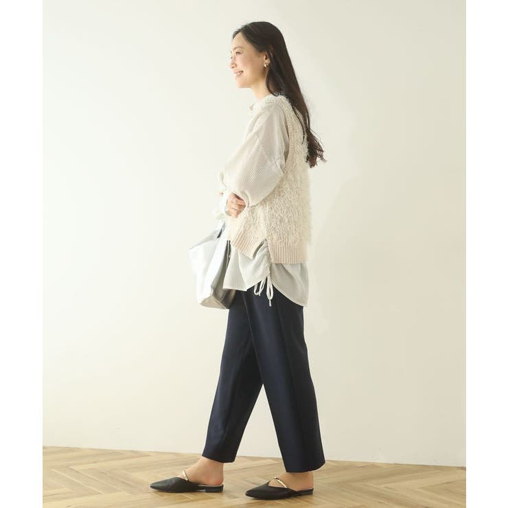 ラメ入り毛足ニットベスト | Green Parks  | 詳細画像13 