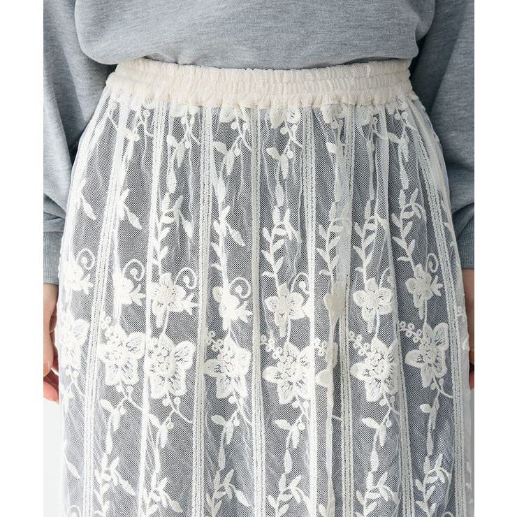 レイヤードレーススカート | Green Parks  | 詳細画像9 