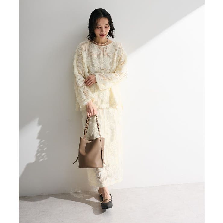 レース刺繍プルオーバー | Green Parks  | 詳細画像2 