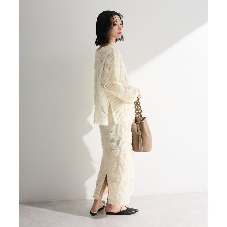 レース刺繍プルオーバー | Green Parks  | 詳細画像3 