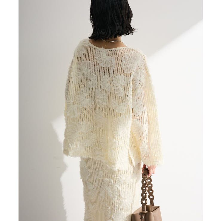 レース刺繍プルオーバー | Green Parks  | 詳細画像7 