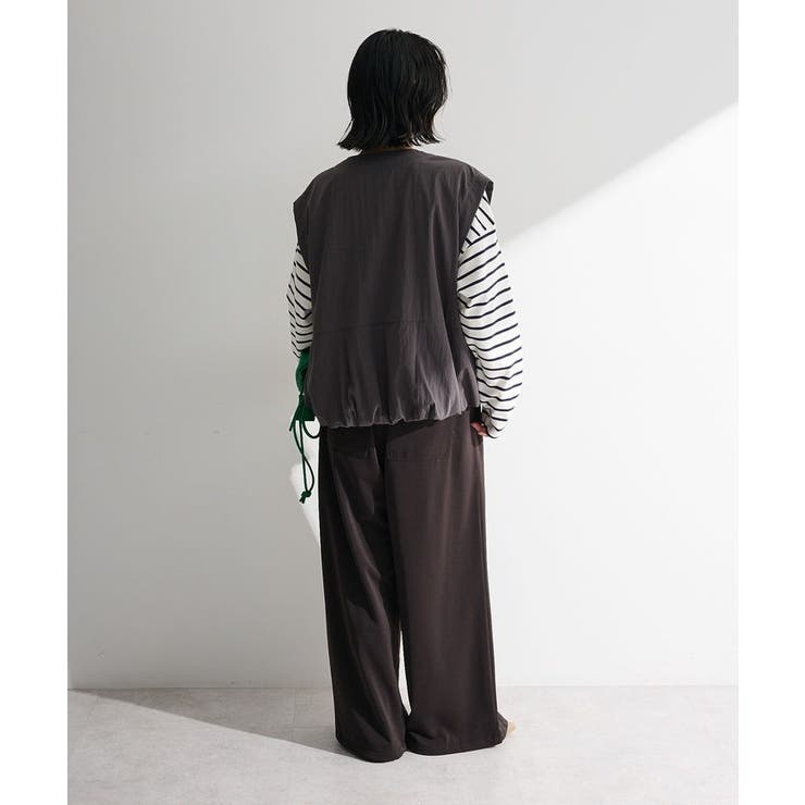 サテンコクーンパンツ | Green Parks  | 詳細画像4 