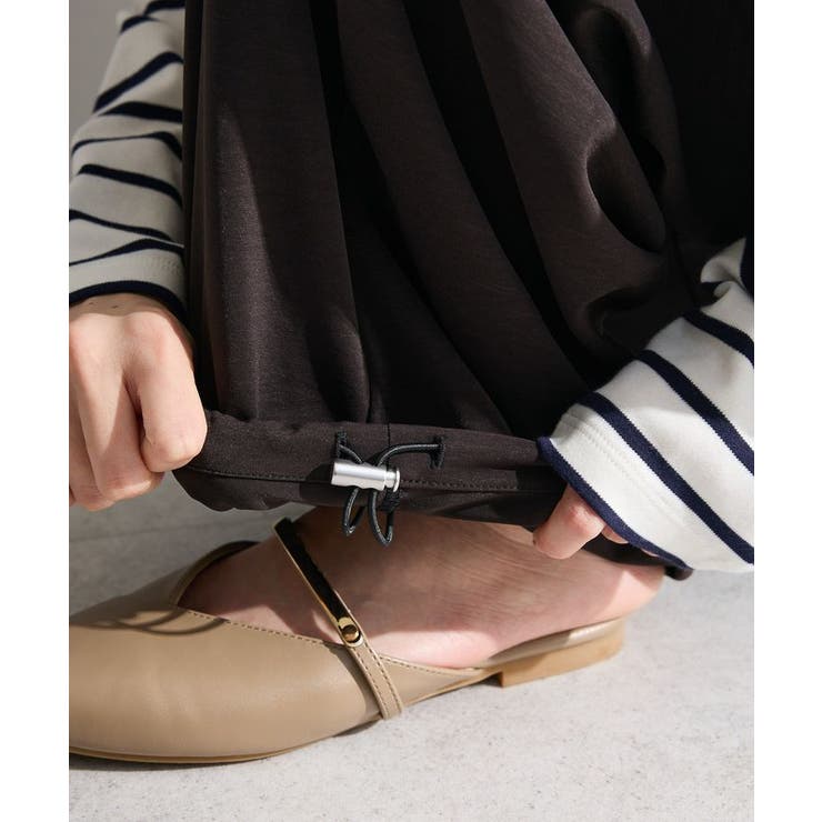 サテンコクーンパンツ | Green Parks  | 詳細画像8 