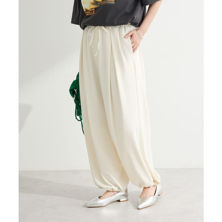 サテンコクーンパンツ | Green Parks  | 詳細画像12 