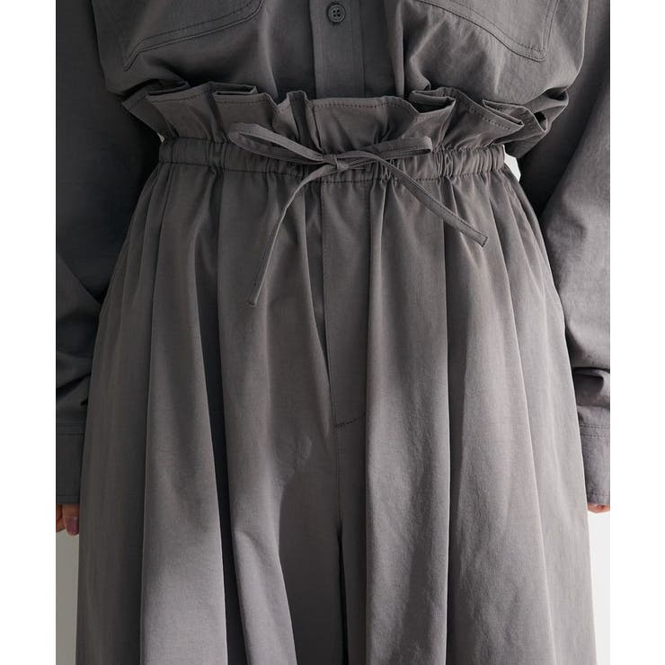 ウエストフリルワイドコクーンパンツ | Green Parks  | 詳細画像5 
