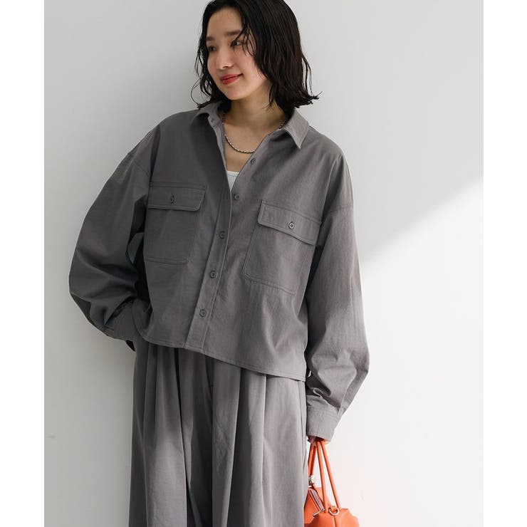 グレー | ワークシャツジャケット | Green Parks 
