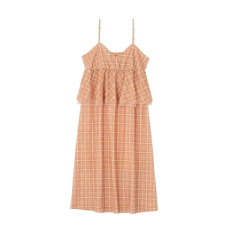 ペプラムチェックキャミワンピース | Green Parks  | 詳細画像17 