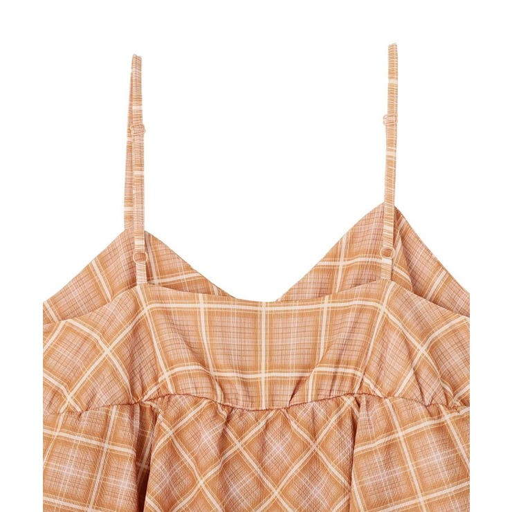 ペプラムチェックキャミワンピース | Green Parks  | 詳細画像20 