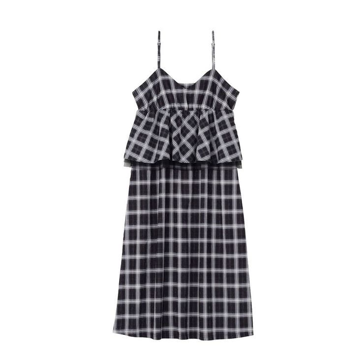 ペプラムチェックキャミワンピース | Green Parks  | 詳細画像28 