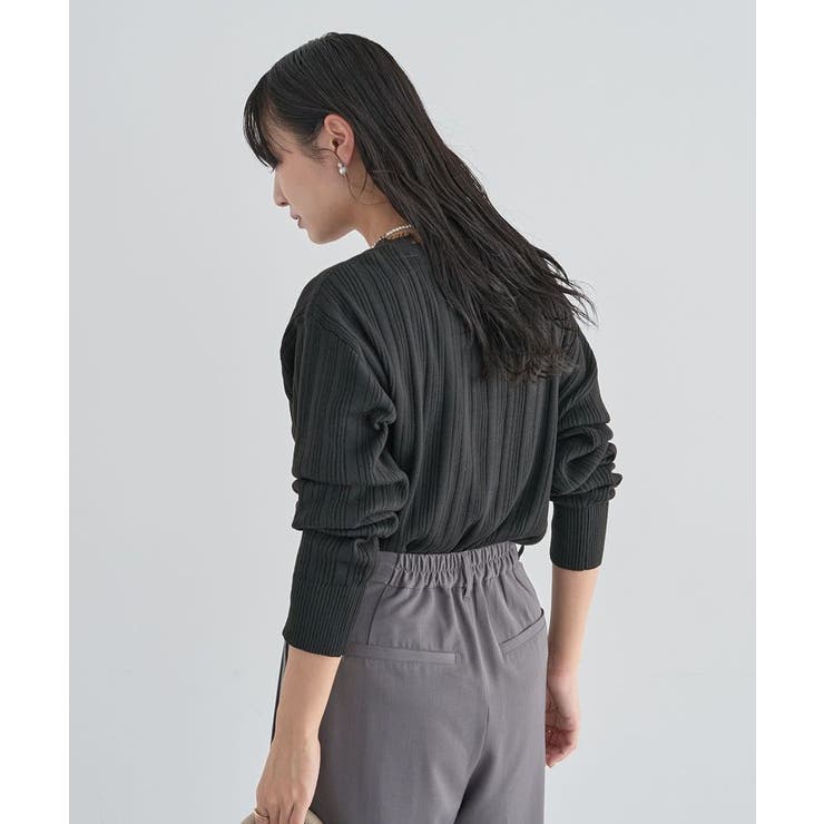 レースドッキングニットカーディガン | Green Parks  | 詳細画像22 