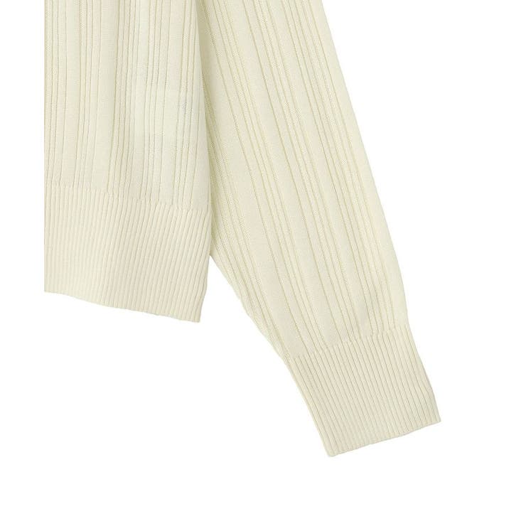 レースドッキングニットカーディガン | Green Parks  | 詳細画像26 