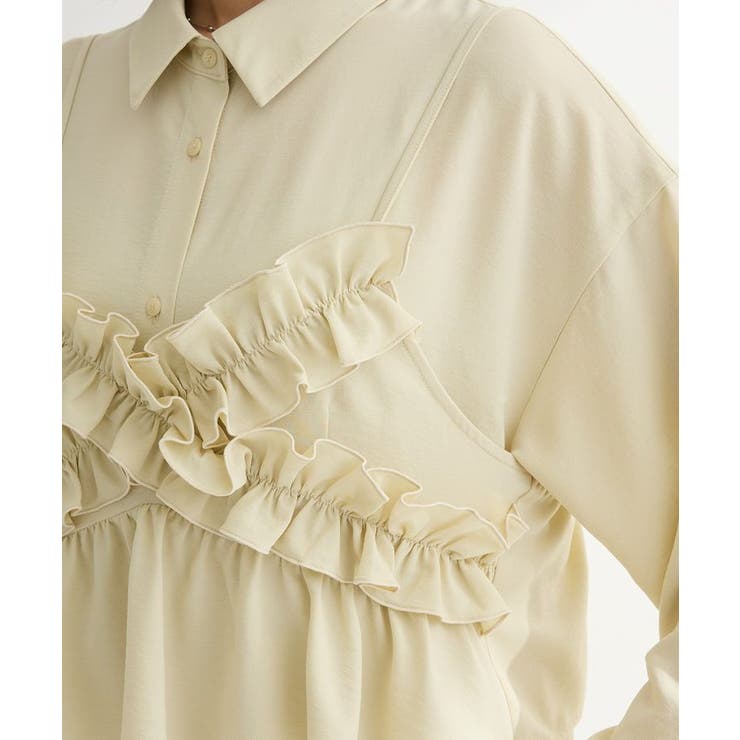 SET2点フリルビスチェ＋シャツワンピース | Green Parks  | 詳細画像11 