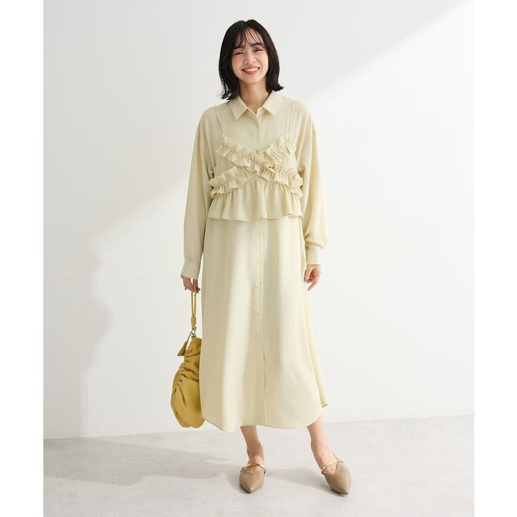 SET2点フリルビスチェ＋シャツワンピース | Green Parks  | 詳細画像2 