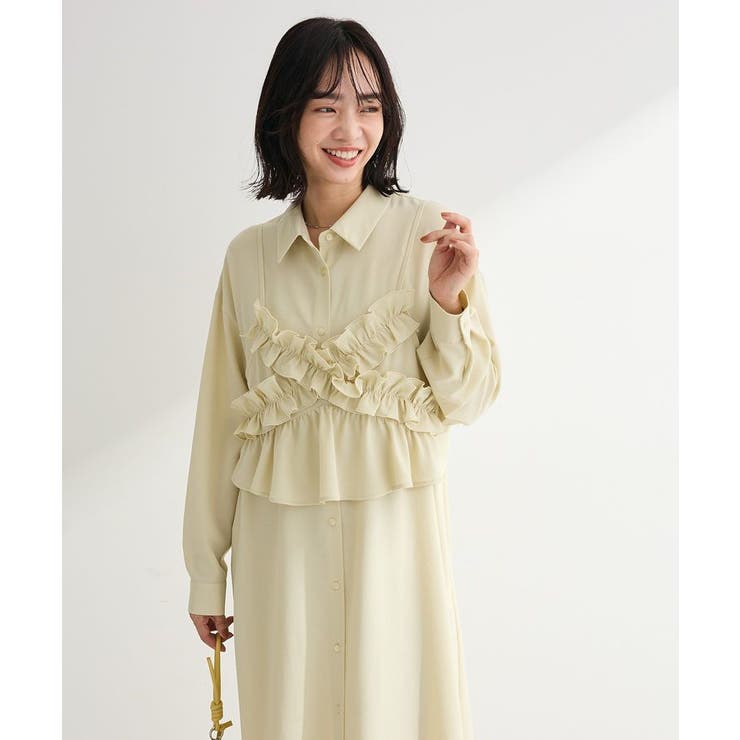 SET2点フリルビスチェ＋シャツワンピース | Green Parks  | 詳細画像7 