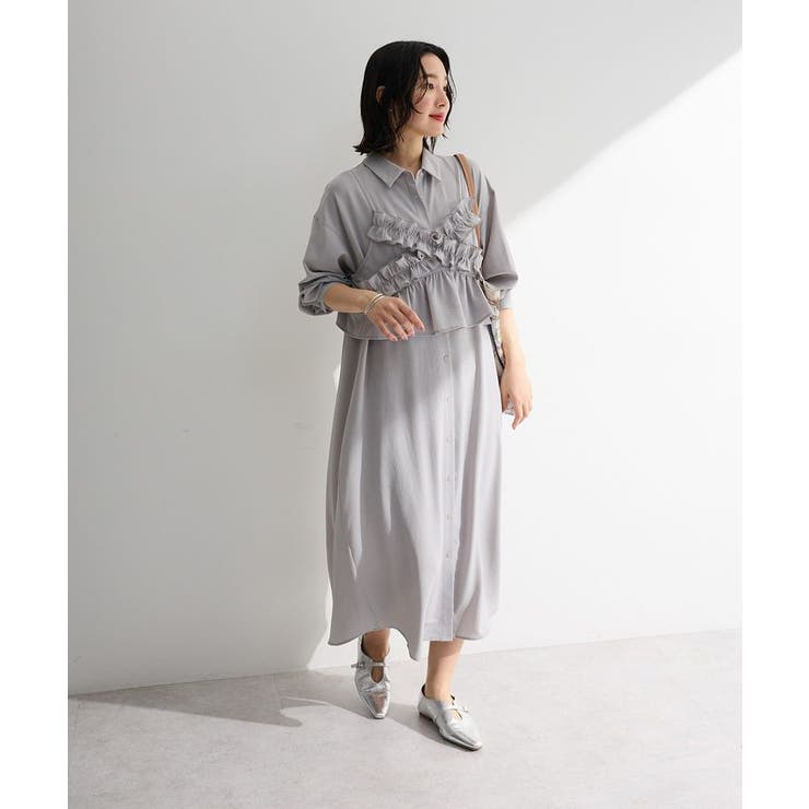 SET2点フリルビスチェ＋シャツワンピース | Green Parks  | 詳細画像16 